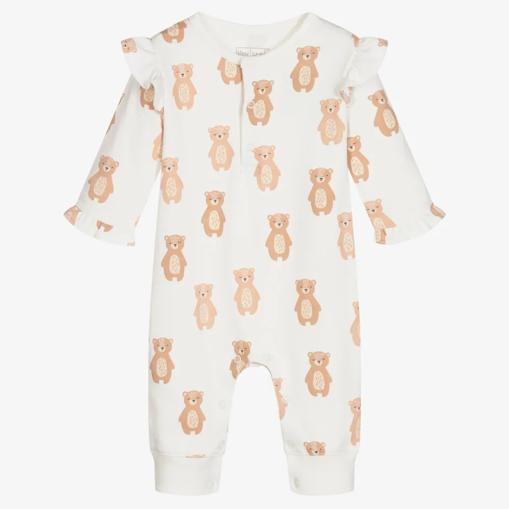 Ivory Pima Cotton Cub Romper