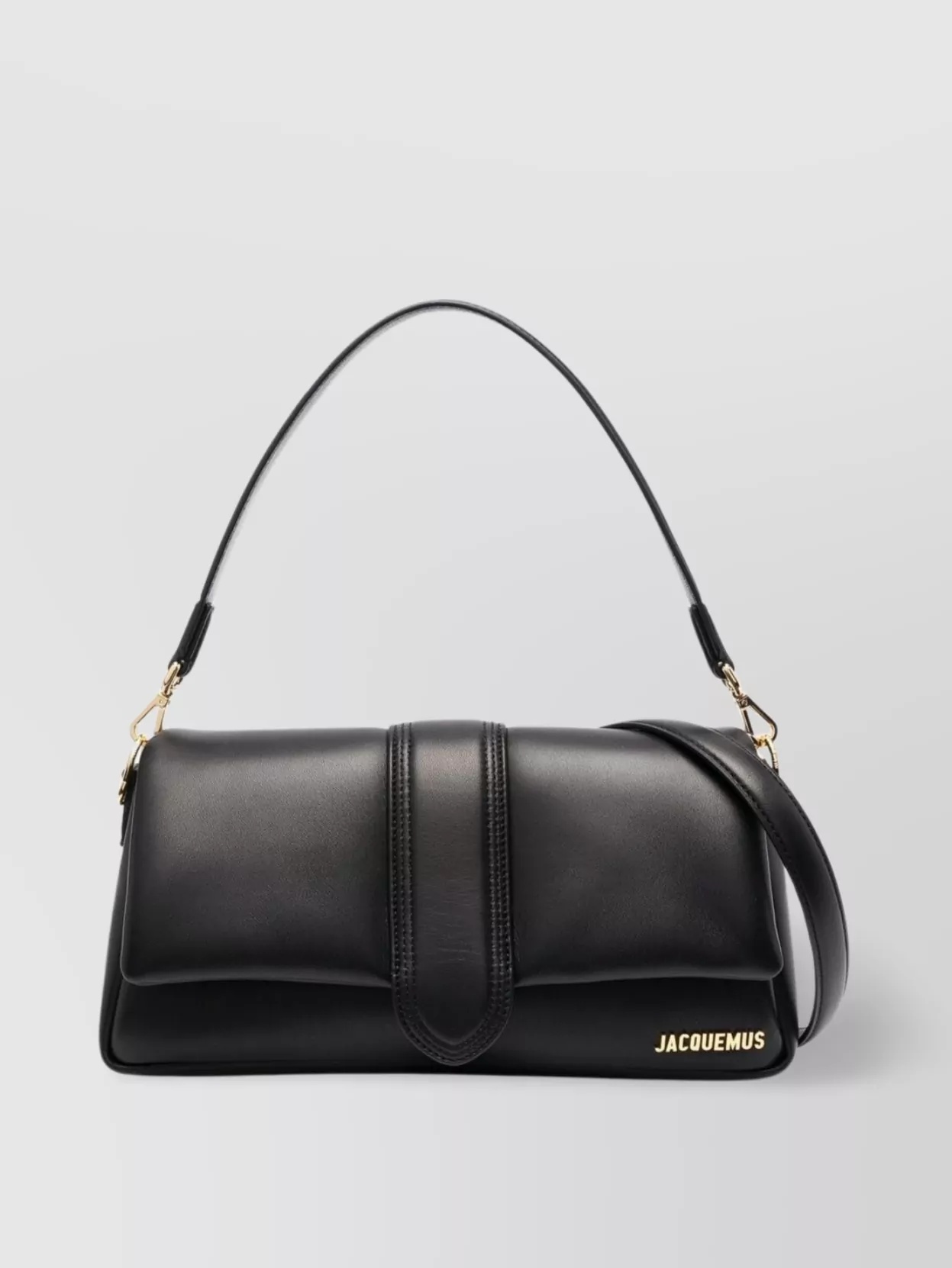 Jacquemus   Lamb skin rectangular padded shoulder bag