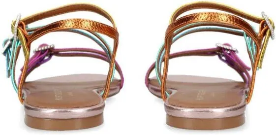 Kurt Geiger London Pierra strappy flat sandals Pink