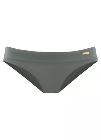 LASCANA Folded Waistband Bikini Briefs | Grattan