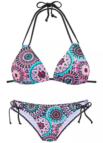 LASCANA Printed Triangle Bikini Set | Grattan