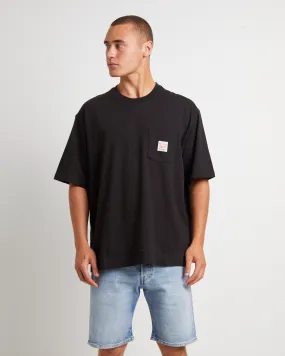 Levis Short Sleeve Workwear T-Shirt in Meteorite Black