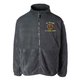 Marine Corps Aviation Embroidered Fleece Full Zip