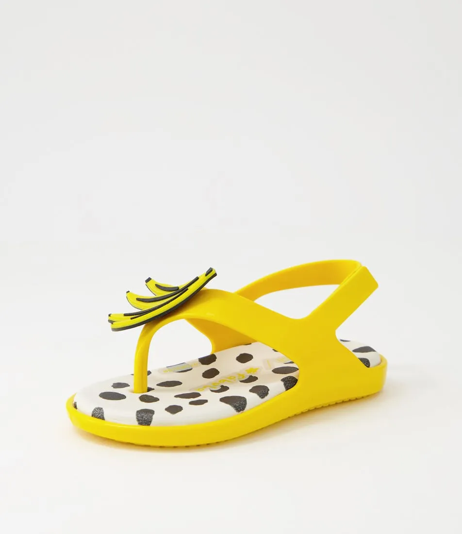 MELISSA Melissa Sunny Fabula Tot Yellow Pvc Sandals