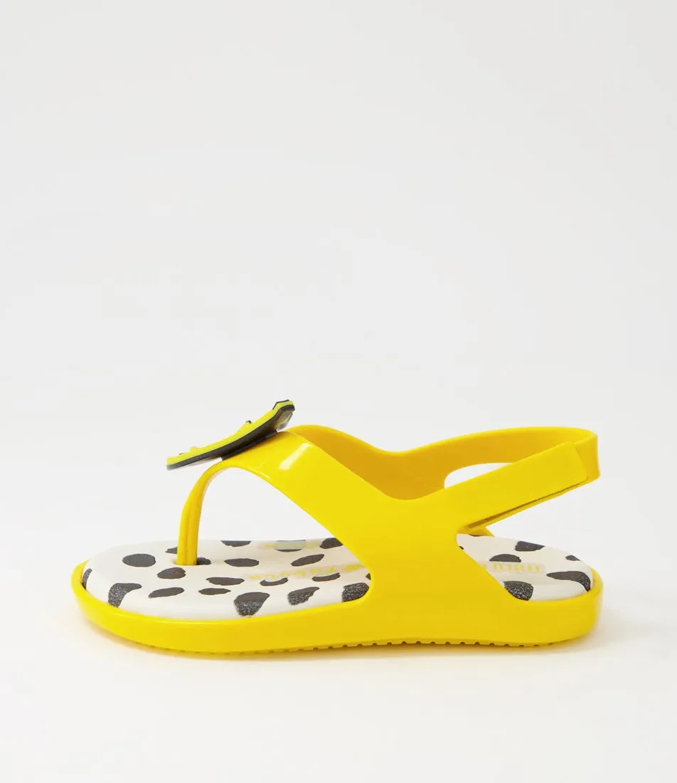 MELISSA Melissa Sunny Fabula Tot Yellow Pvc Sandals