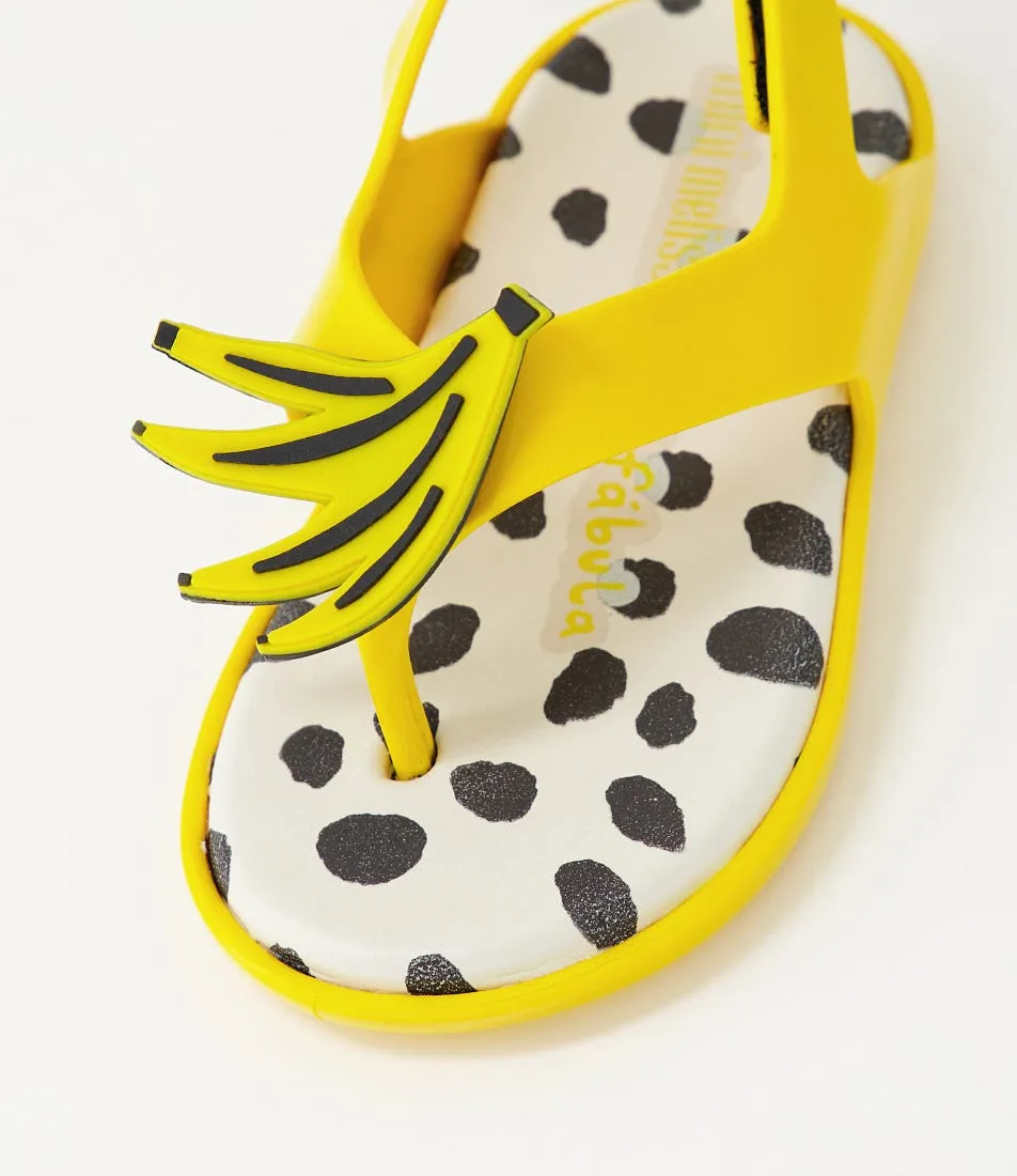 MELISSA Melissa Sunny Fabula Tot Yellow Pvc Sandals