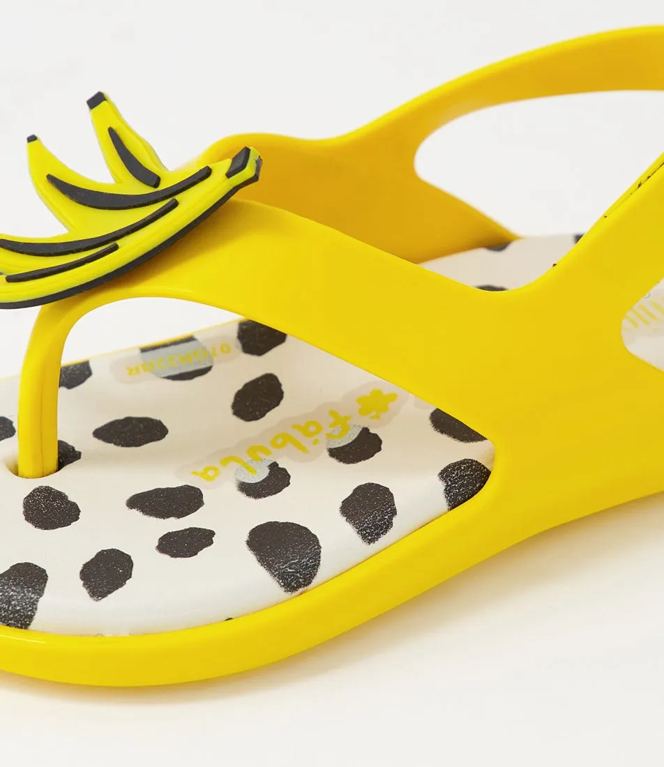 MELISSA Melissa Sunny Fabula Tot Yellow Pvc Sandals