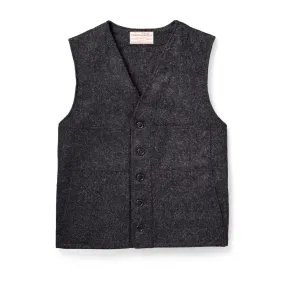 Men's Mackinaw Wool Vest - Charcoal - Medium