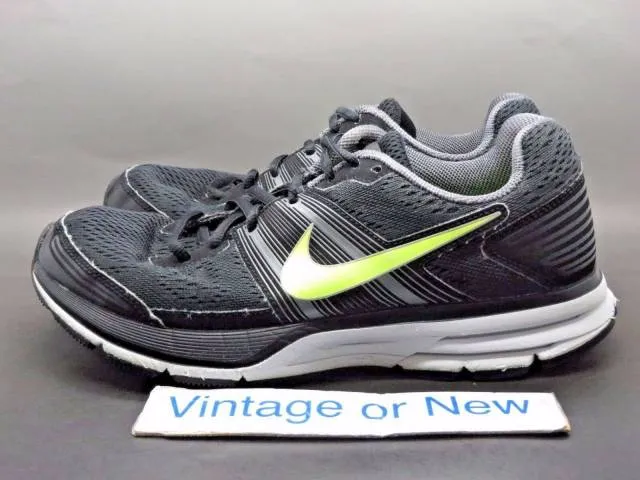 Men's Nike Pegasus+ 29 Black Volt Dark Grey Running Shoe...