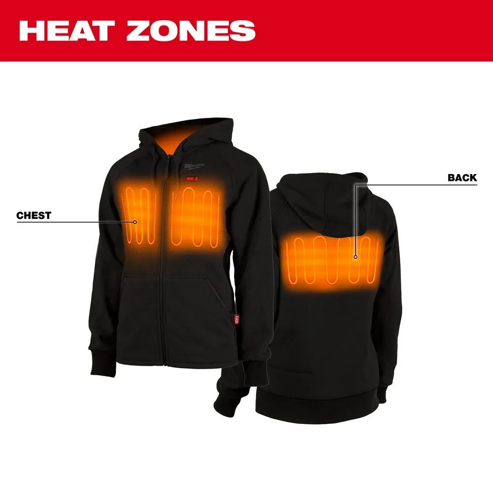 Milwaukee Tools M12 Women's Heated Hoodie Black, Kit 336B-21