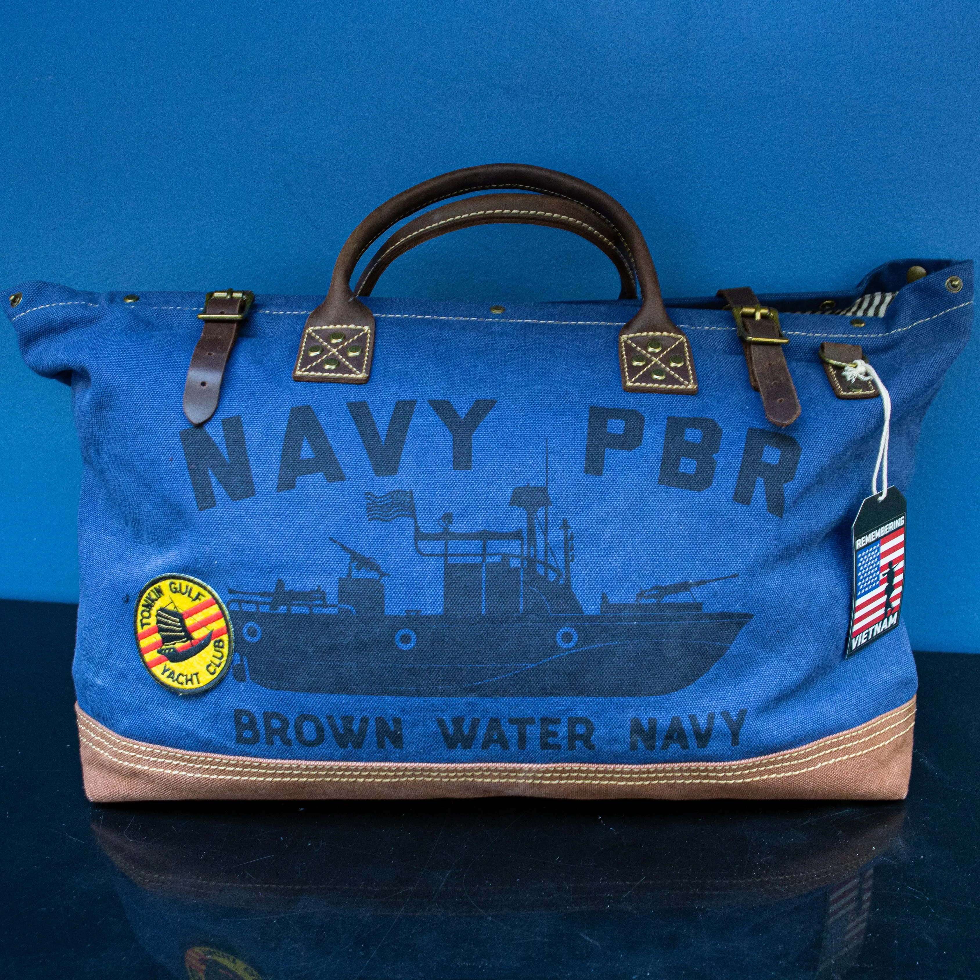 Navy PBR Vietnam Overnighter Bag