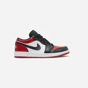 NIKE  JORDAN 1 LOW BRED TOE