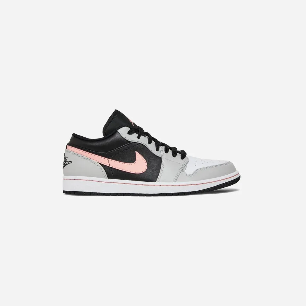 NIKE  JORDAN 1 LOWBLACK GREY PINK