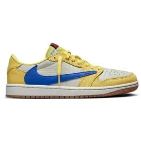 NIKE JORDAN 1 TRAVIS SCOTT RETRO LOW OG WMS CANARY (DZ4137-700)