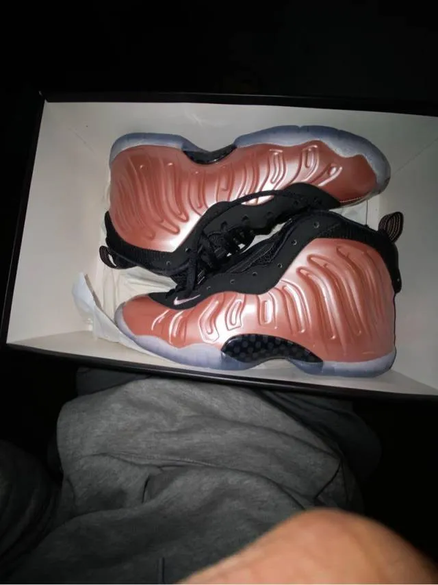 Nike Rose Gold Foamposite