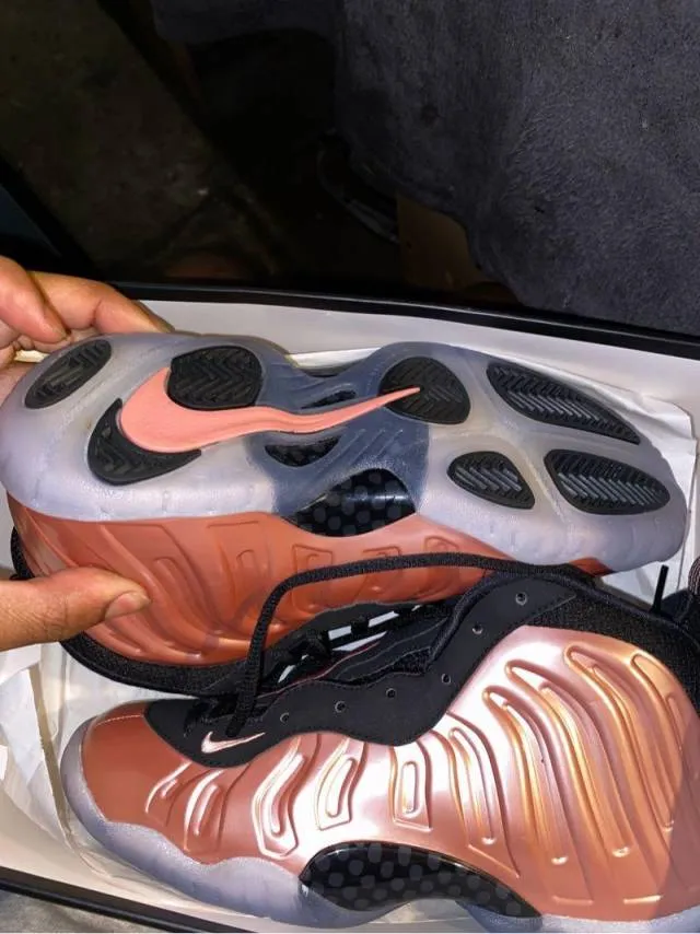 Nike Rose Gold Foamposite