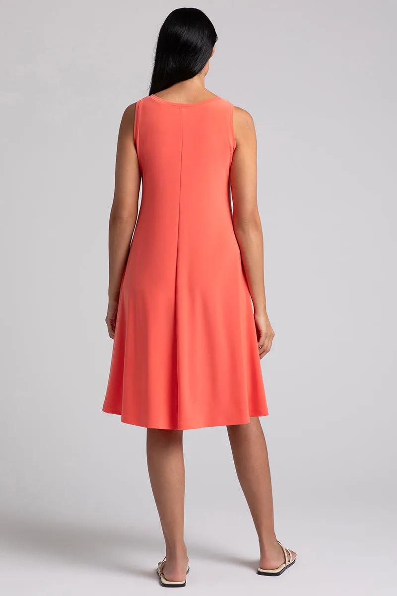 Nu Tank Dress Short | Coral