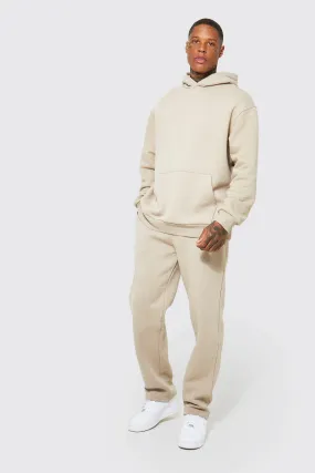 Oversized Hooded Straight Leg Tracksuit | boohooMAN UK