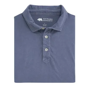 Perry Short Sleeve Polo - Vintage Indigo