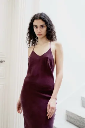 Phoebe Dress - Burgundy