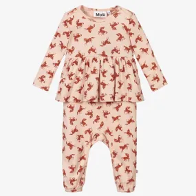 Pink Organic Cotton Romper