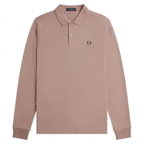 Plain Long Sleeve Polo Shirt