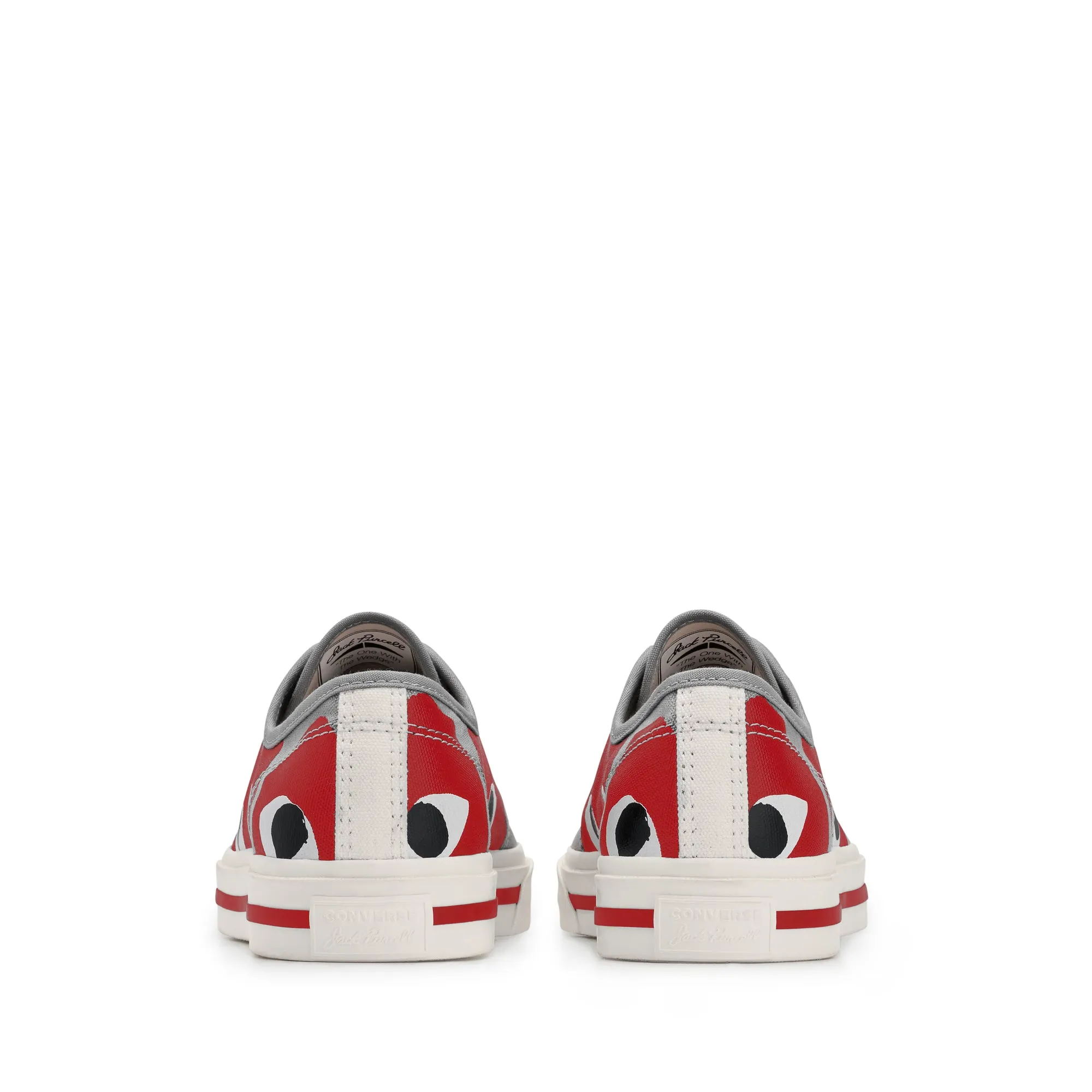 Play Converse Low Top Red Heart Jack Purcell Sneakers  Red