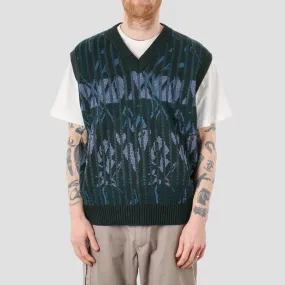 Polar Paul Knit Vest Dark Green