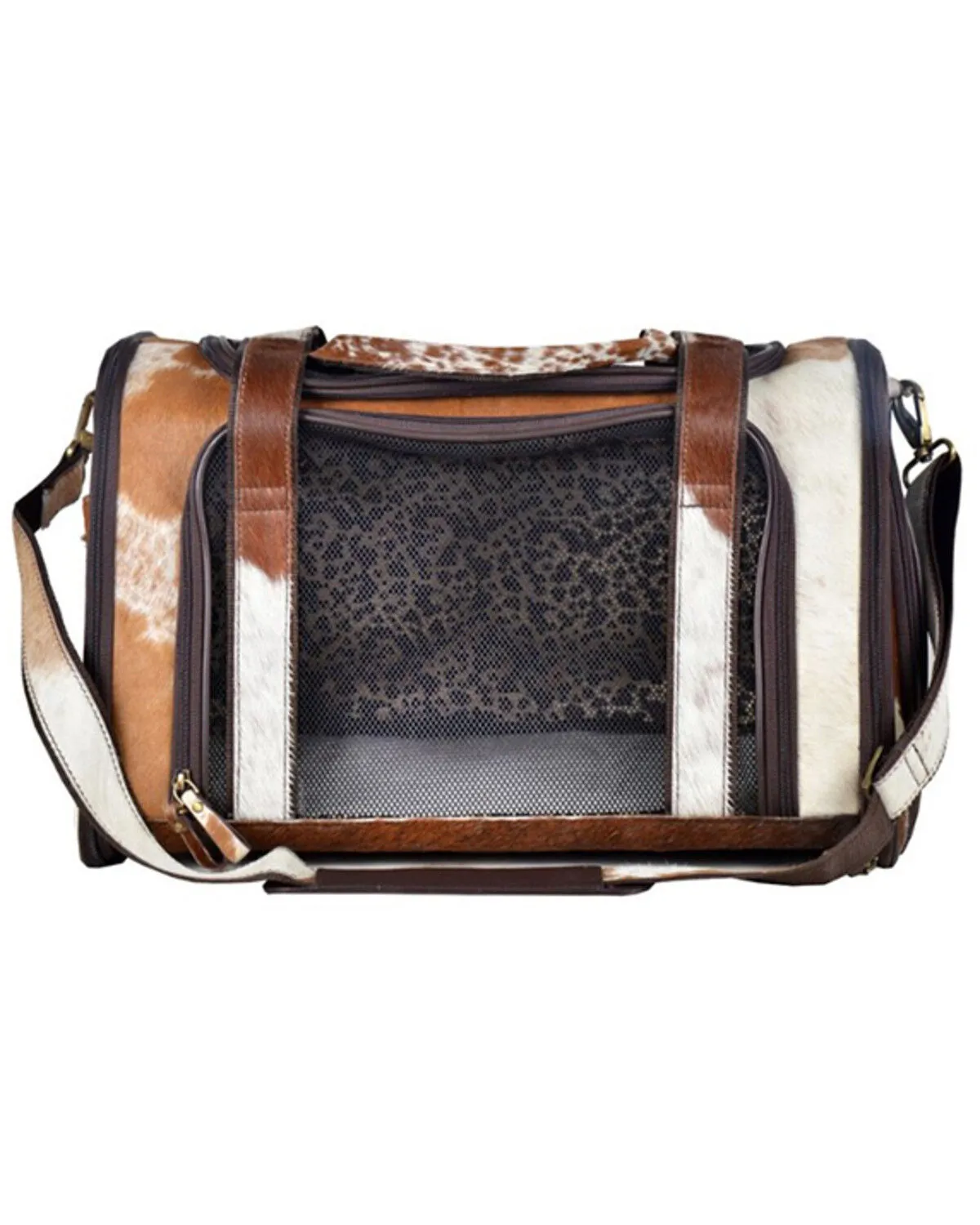 Product Name:  Myra Bag Window Hair-On Leather Dog Bag