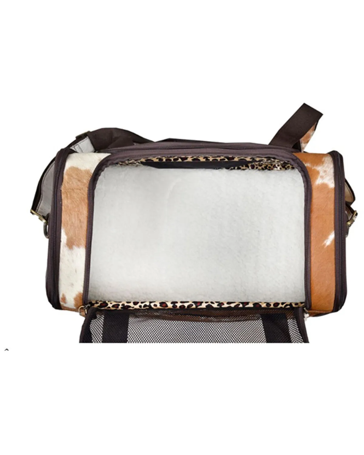 Product Name:  Myra Bag Window Hair-On Leather Dog Bag