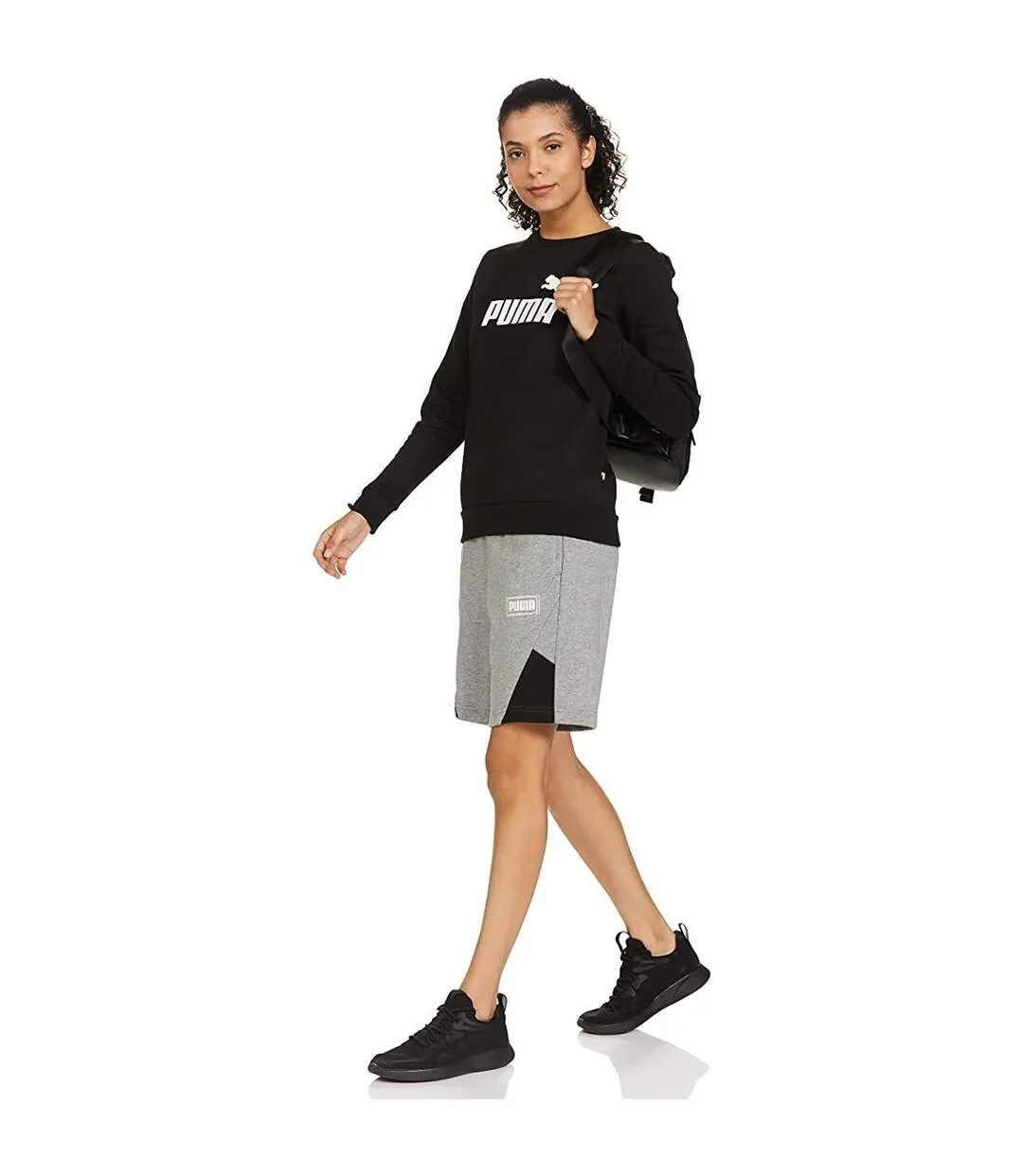 Puma Womens/Ladies ESS Logo Sweatshirt (Puma Black) - UTRD2221