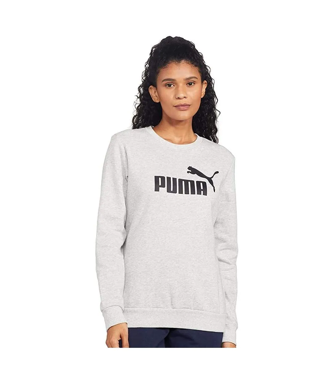 Puma Womens/Ladies ESS Logo Sweatshirt (Puma Black) - UTRD2221