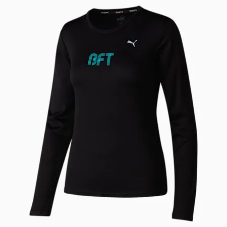 PUMA x BFT Women's Long Sleeve Training Tee | Puma Black-BFT | PUMA Training | PUMA 