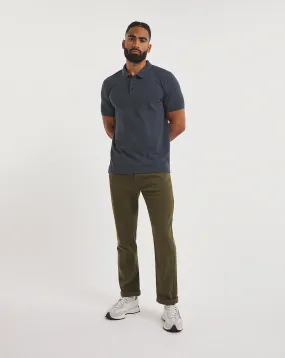 Pure Cotton Marl Pique Polo