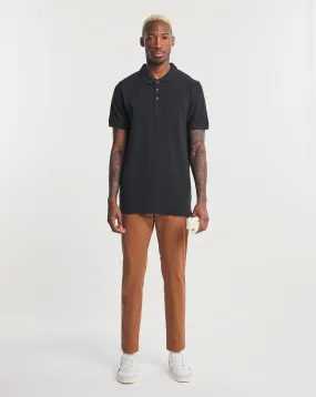 Pure Cotton Pique Polo Long