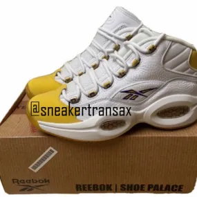 Reebok question mid yellow toe