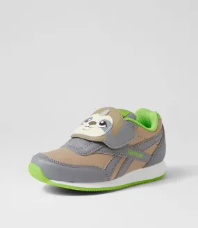 REEBOK Royal Cl Jog 2 Tot Grey Lime Sneakers