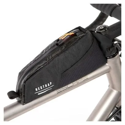 Restrap Race Top Tube Bag Short 1.2L Frame Bag Black