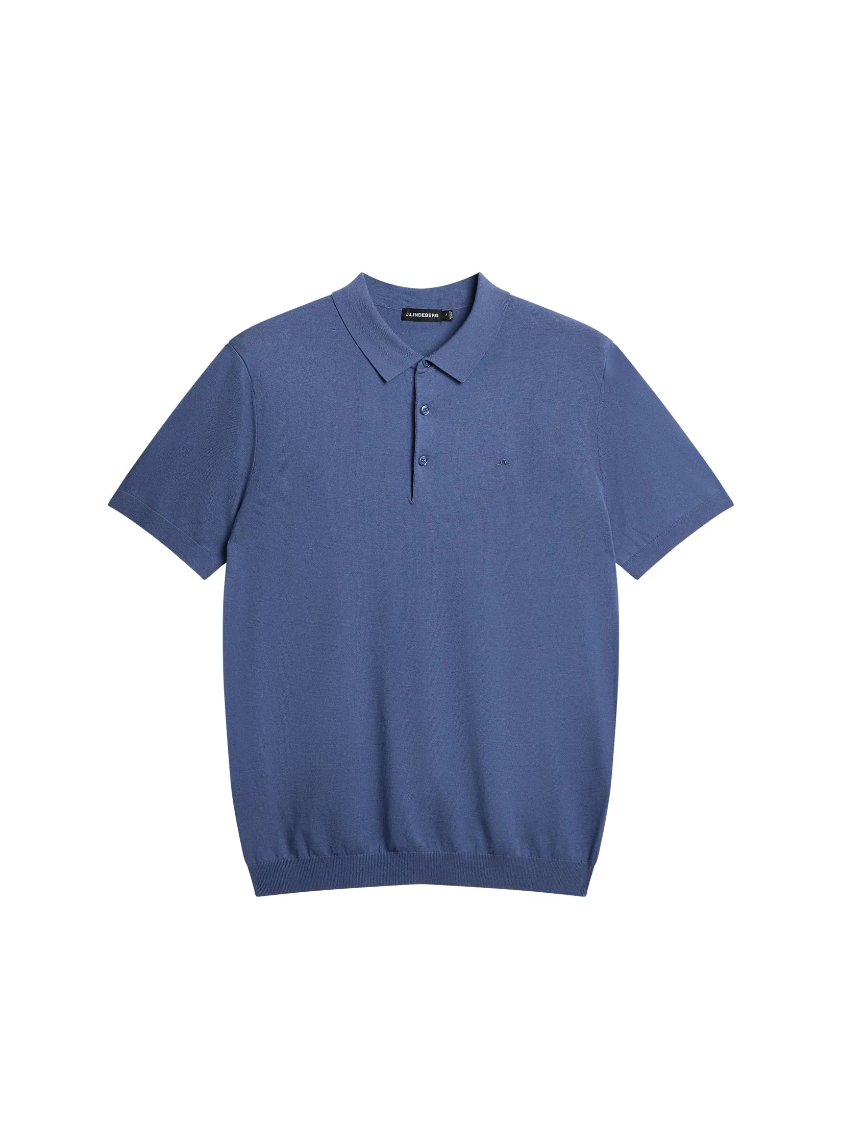 Ridge Rayon Silk Polo / Bijou Blue