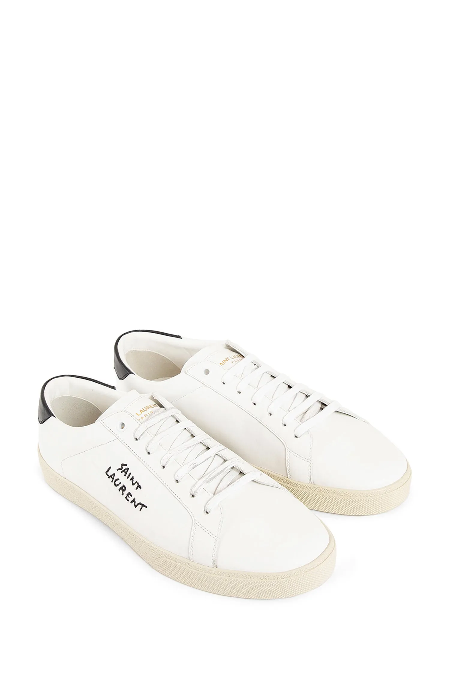 saint laurent court classic sl/06 embroidered sneakers