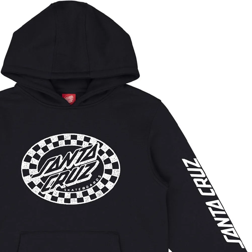 Santa Cruz Youth Check Oval Mono Front Hoodie