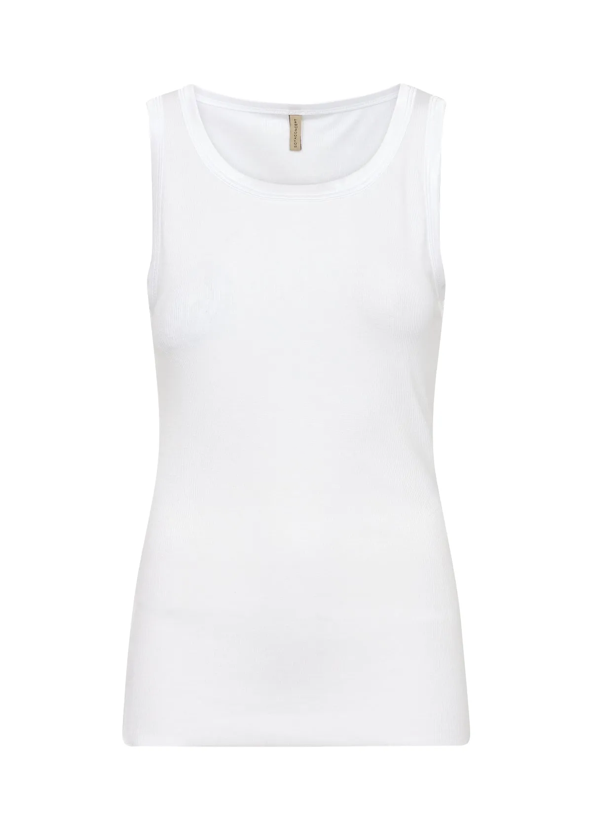 Soya Concept Satin Trim Vest Top Various Colours