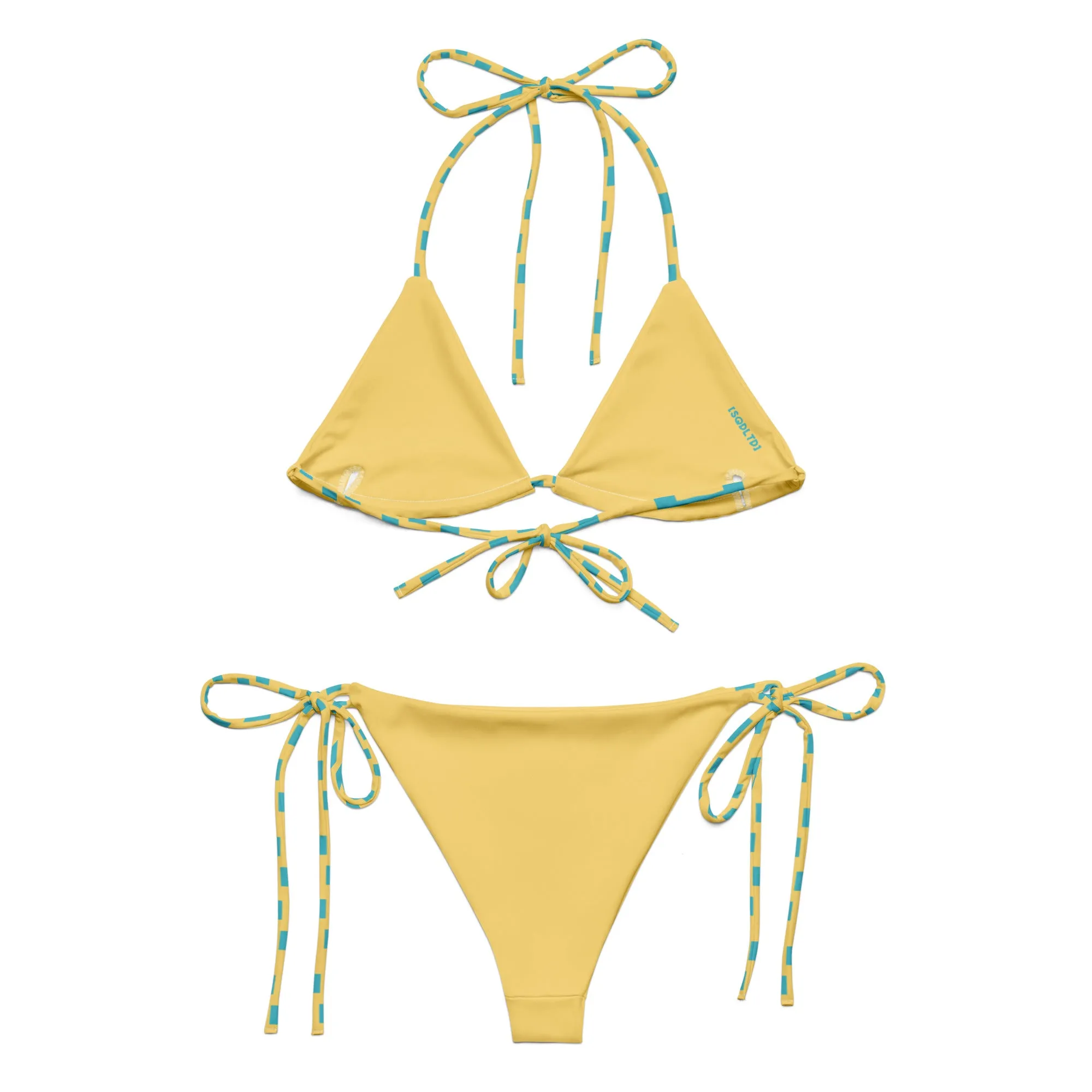 Sqdltd SP24 recycled string bikini Popsicle