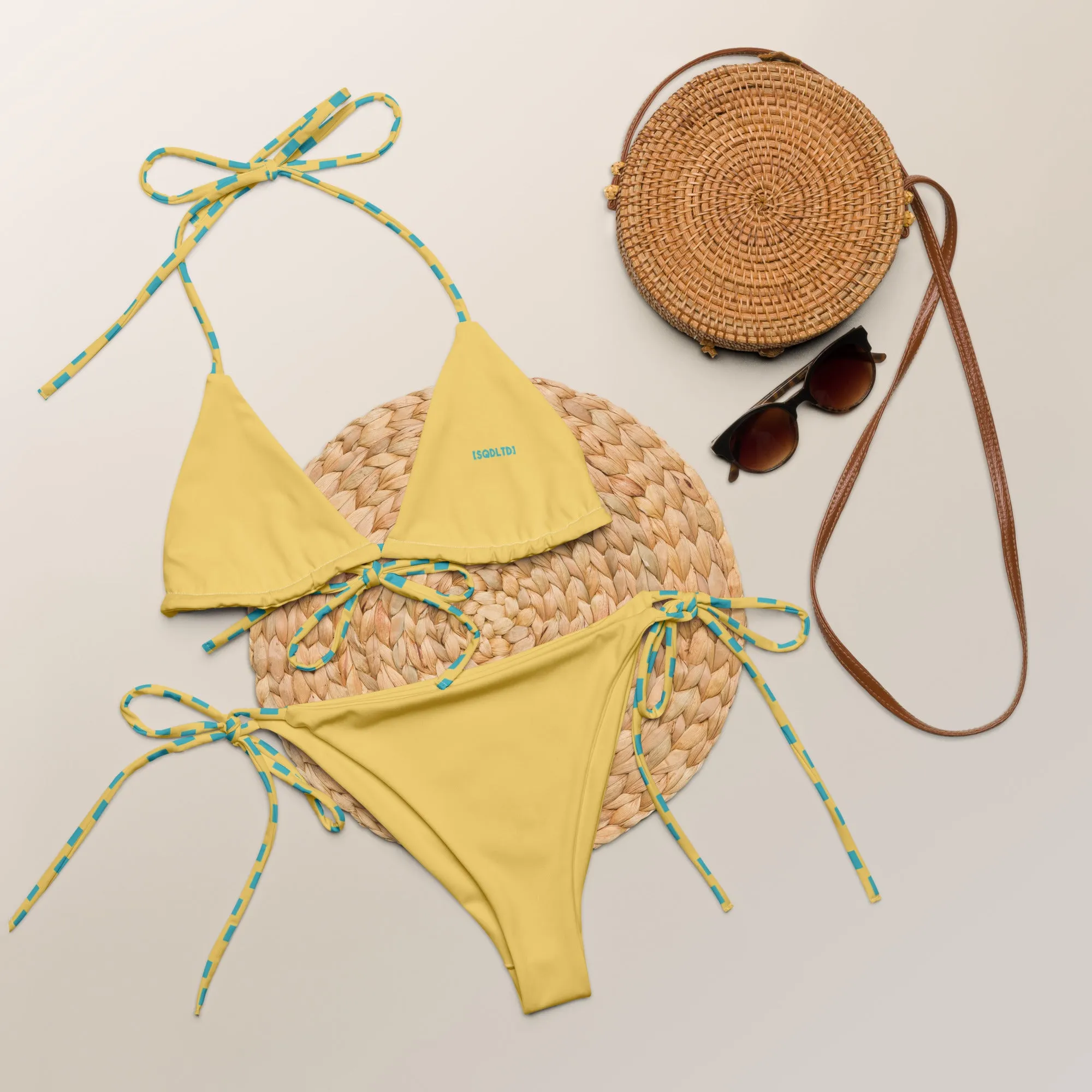 Sqdltd SP24 recycled string bikini Popsicle