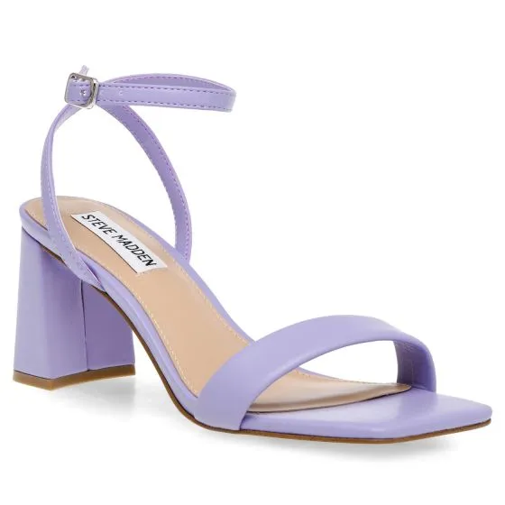 Steve Madden Luxe Lavender Blooms Soft PU Sandals