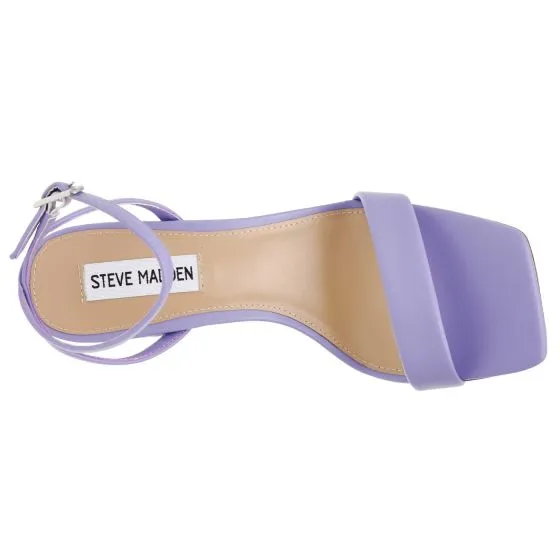 Steve Madden Luxe Lavender Blooms Soft PU Sandals