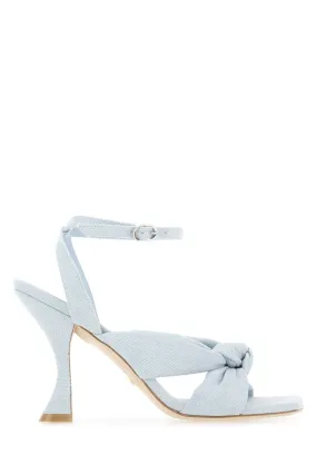 Stuart Weitzman Light Blue Denim Playa Sandals