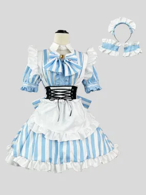 Sweet Lolita Dress Polyester Short Sleeves Dress