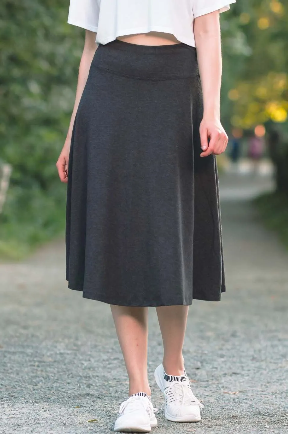 SYDNEY BAMBOO-BLEND SKIRT