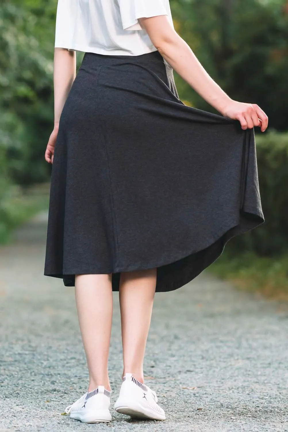 SYDNEY BAMBOO-BLEND SKIRT